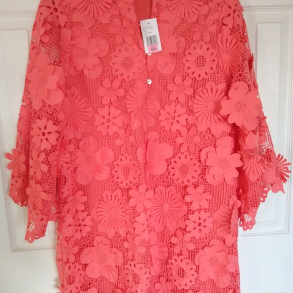 NWT! J.Marie Dress ONLY $59! Retail $168! Seraphina Floral 3D Lace Sz XS - Picture 2 of 8
